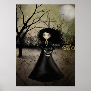 Poster d'art alchimie rustique Goth Steampunk