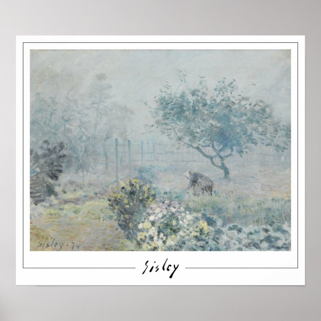Poster d'art Alfred Sisley Zedign #8 (Devant)