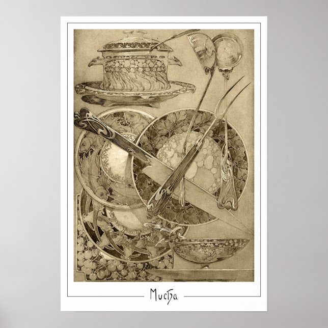 Poster d'art Alphonse Mucha Zedign #210 (Devant)