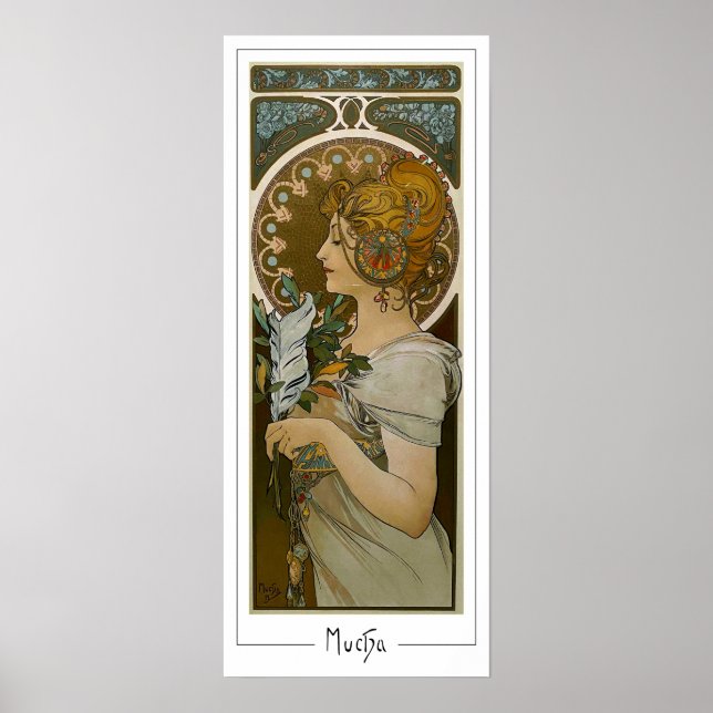 Poster d'art Alphonse Mucha Zedign #260 (Devant)