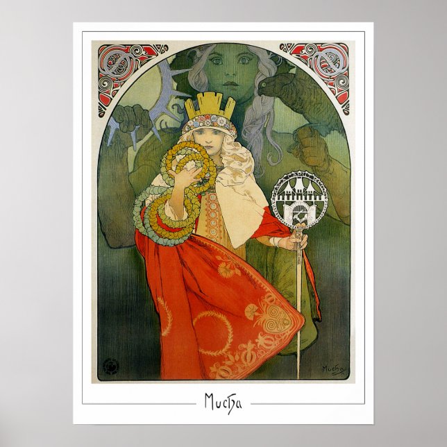 Poster d'art Alphonse Mucha Zedign #312 (Devant)