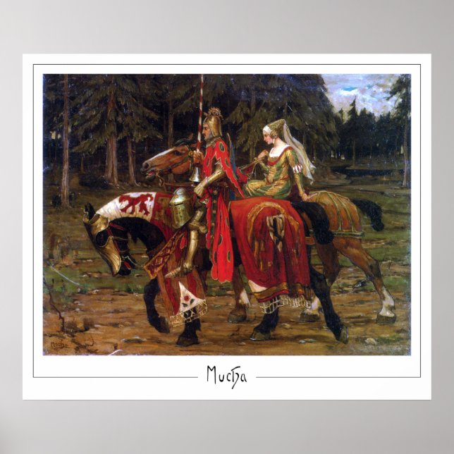 Poster d'art Alphonse Mucha Zedign #397 (Devant)