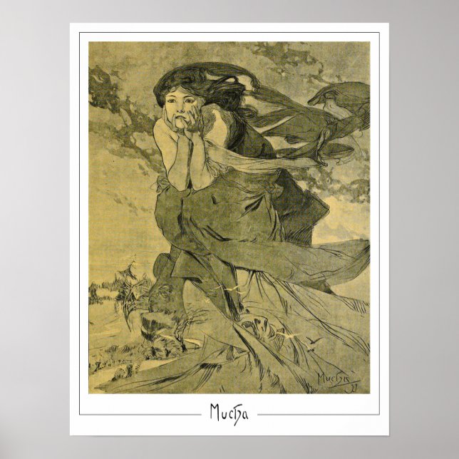 Poster d'art Alphonse Mucha Zedign #412 (Devant)