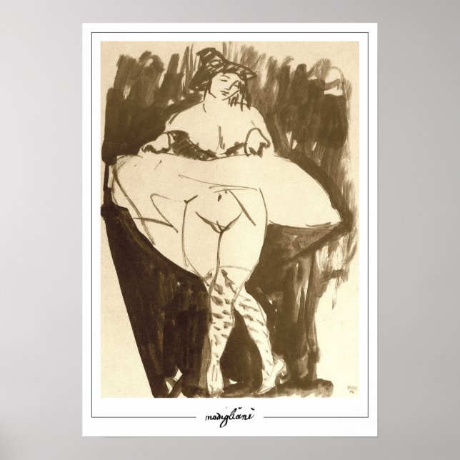 Poster d'art Amedeo Modigliani Zedign #168 (Devant)