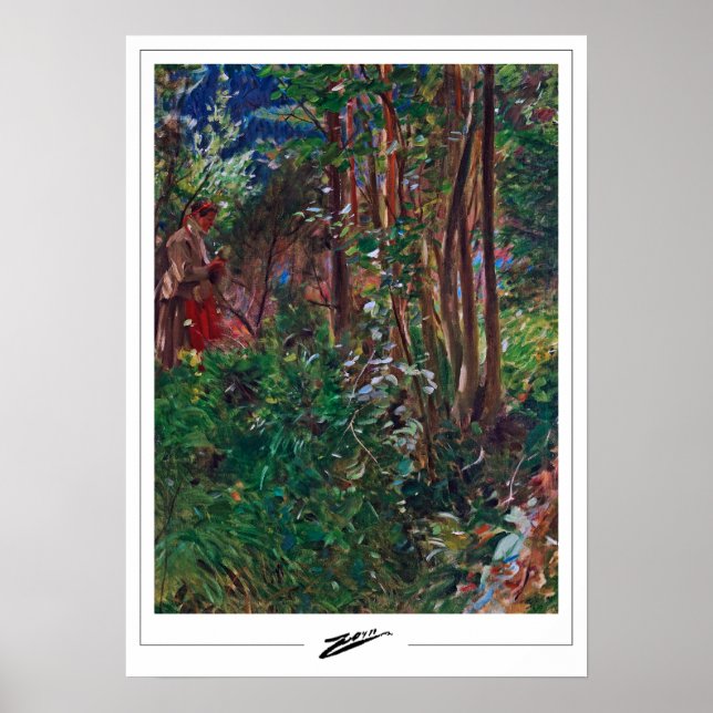 Poster d'art Anders Zorn Zedign #15 (Devant)