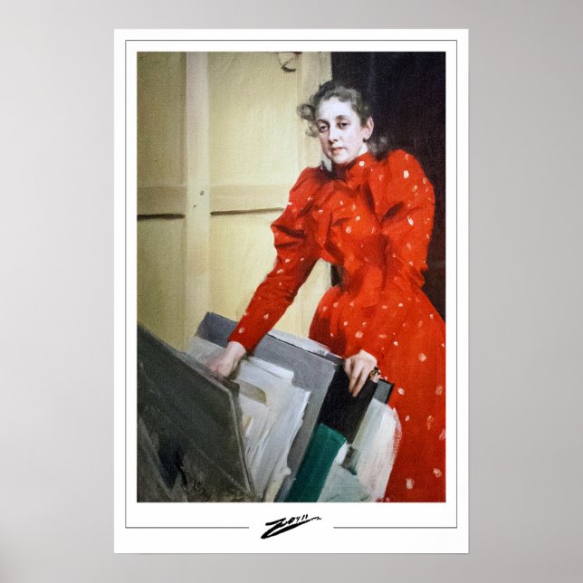 Poster d'art Anders Zorn Zedign #363 (Devant)