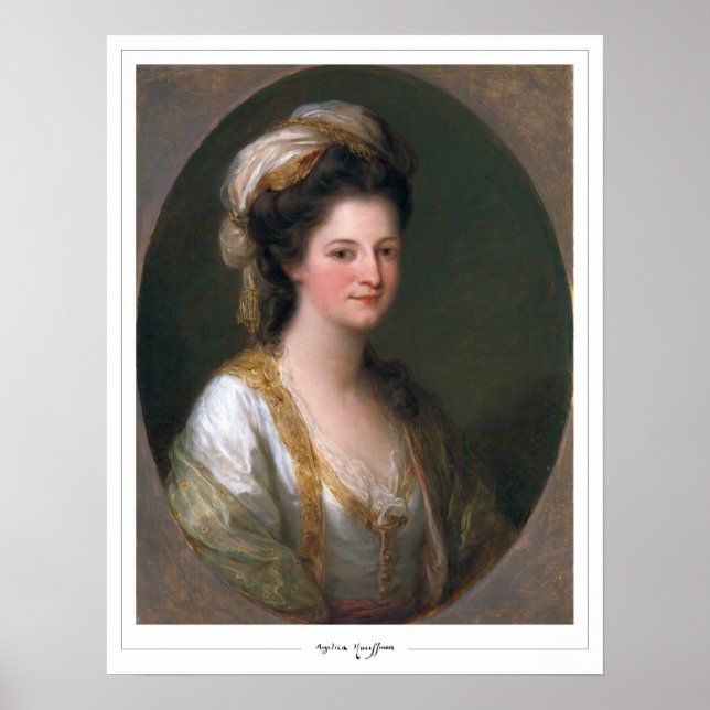 Poster d'art Angelica Kauffman Zedign #7 (Devant)