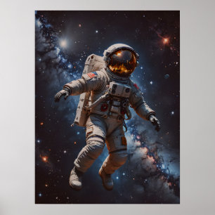 Poster d'art astronaute