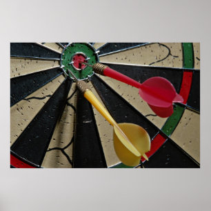 Poster Dart board game