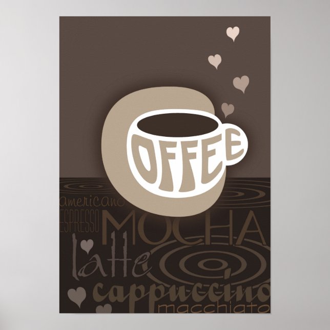 Poster d'art café (Devant)