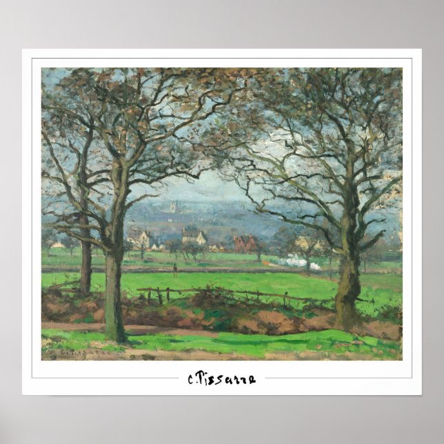 Poster d'art Camille Pissarro Zedign #13 (Devant)