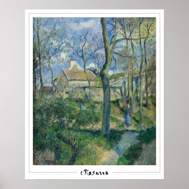 Poster d'art Camille Pissarro Zedign #3 (Devant)