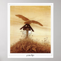 Poster d'art Caspar David Friedrich Zedign #131