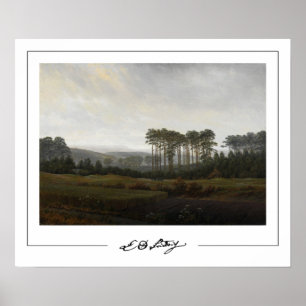 Poster d'art Caspar David Friedrich Zedign #20