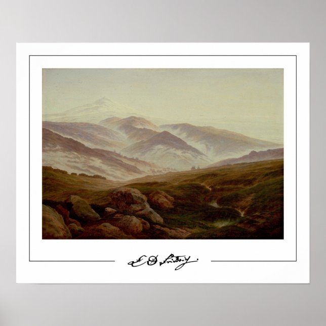 Poster d'art Caspar David Friedrich Zedign #22 (Devant)