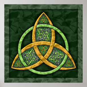 Poster d'art celtique de Trinity Knot