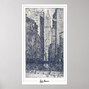 Poster d'art Childe Hassam Zedign #440