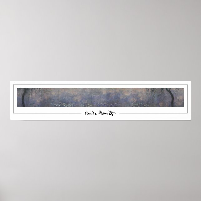 Poster d'art Claude Monet Zedign #297-2 (Devant)