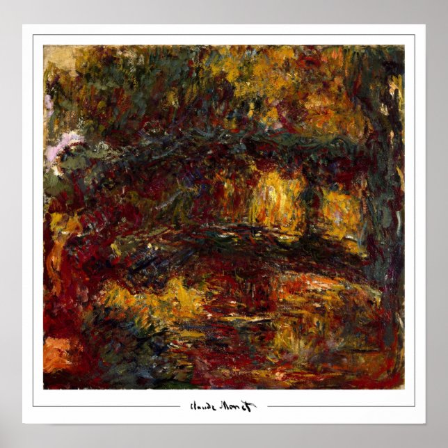 Poster d'art Claude Monet Zedign #2-2 (Devant)