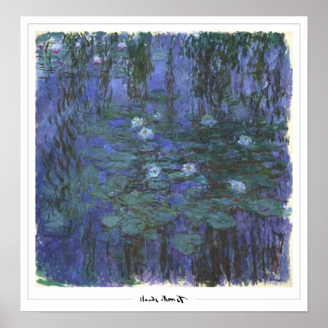 Poster d'art Claude Monet Zedign #30 (Devant)