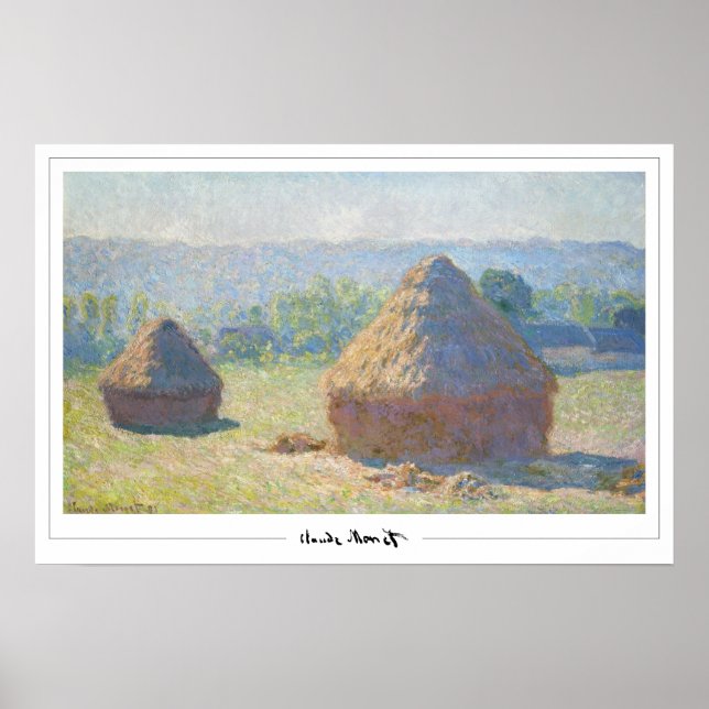 Poster d'art Claude Monet Zedign #31 (Devant)