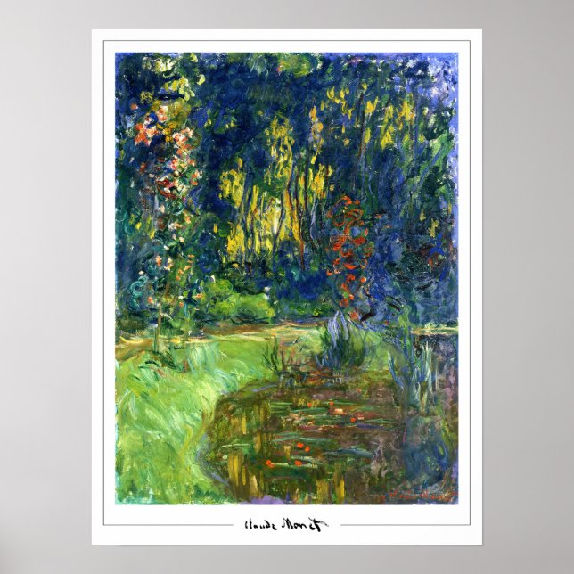 Poster d'art Claude Monet Zedign #398 (Devant)