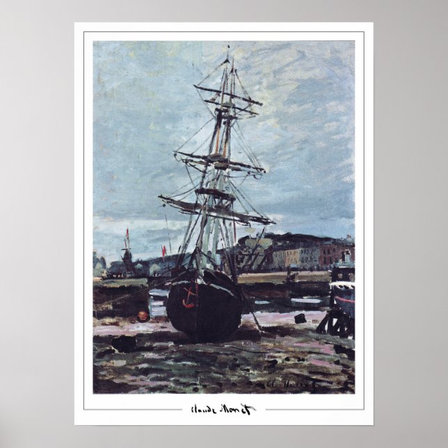 Poster d'art Claude Monet Zedign #401-2 (Devant)