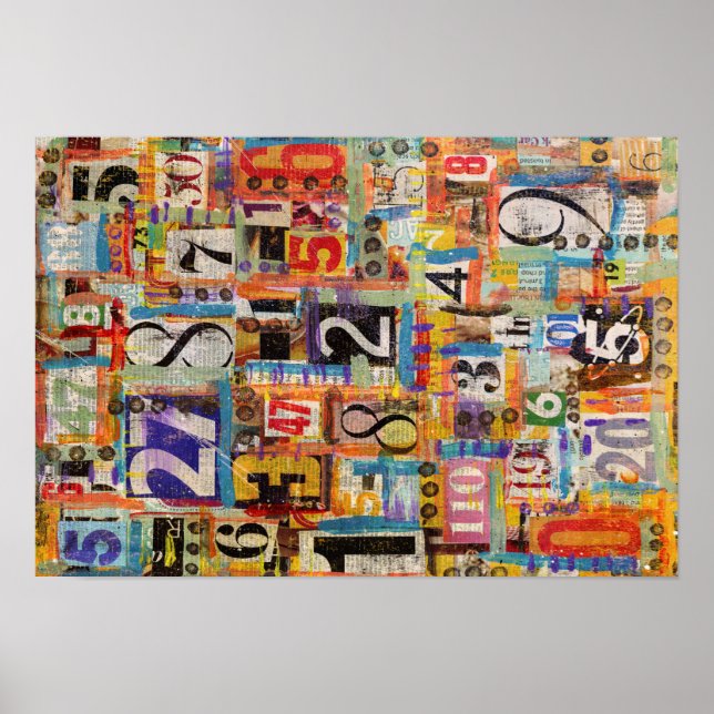 Poster d'art collé ou papier décolpage (Devant)