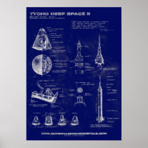 Poster d'art conceptuel Tycho Deep Space II