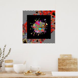 Poster d'art Contempo Splotch