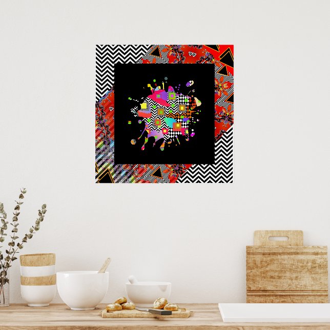 Poster d'art Contempo Splotch (Cuisine)
