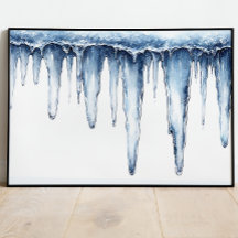 Poster d'art Crystal Icicle