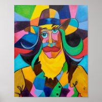 Poster d'art culte Cowgirl