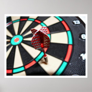 Poster Dart dans Dartboard