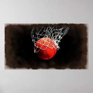Poster d'art de basket-ball