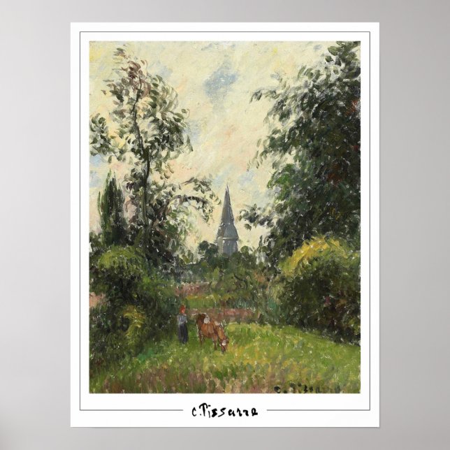 Poster d'art de Camille Pissarro Zedign #252-2 (Devant)