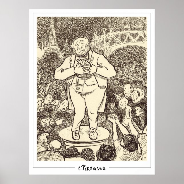 Poster d'art de Camille Pissarro Zedign #363-2 (Devant)