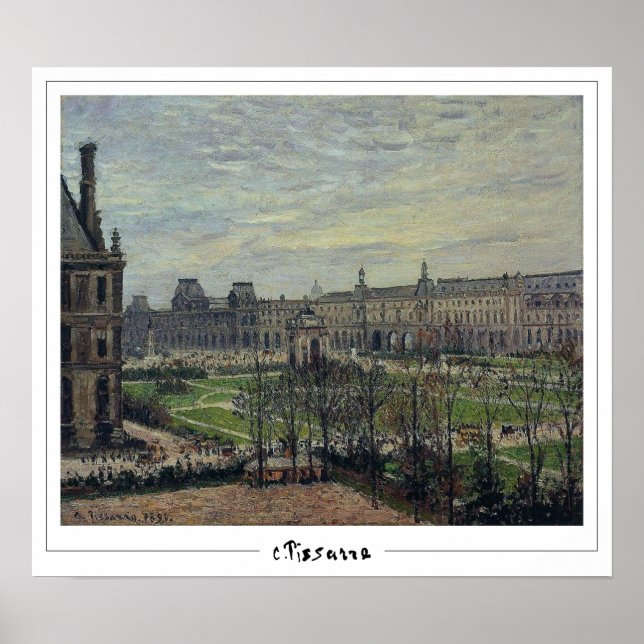 Poster d'art de Camille Pissarro Zedign #496-2 (Devant)