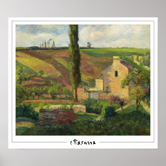Poster d'art de Camille Pissarro Zedign #521-2 (Devant)
