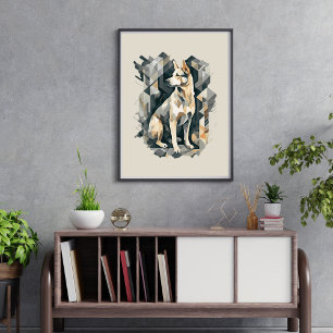 Poster d'art de chien [BD-D2]
