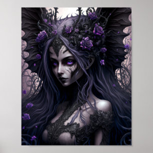 Poster d'art de Goth Fairy Dark Imaginaire
