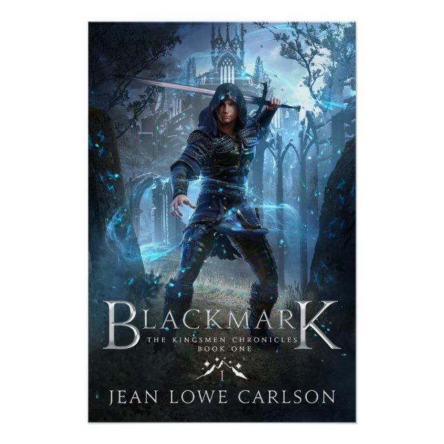 Poster d'art de la couverture de livre brillant Bl (Devant)