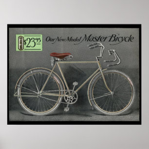 Poster d'art de Master Bicycle et Sears Vintage 19