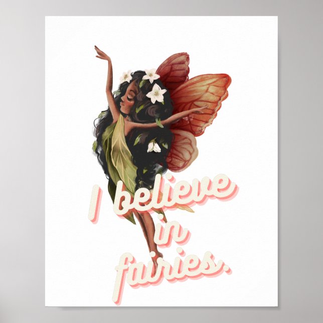Poster d'art de mur de fées (Devant)