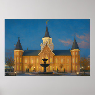 Poster d'art de Provo City Centre Temple Painting™
