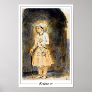 Poster d'art de Rembrandt van Rijn Zedign #39