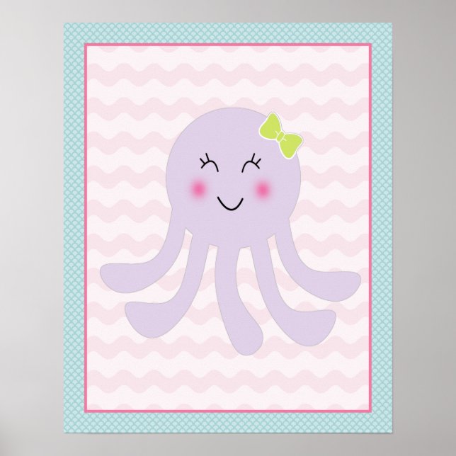 Poster d'art de Vie marine de fille de Sea Sweetie (Devant)
