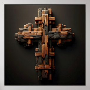 Poster d'art de Wood Cross