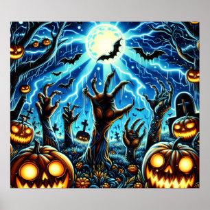Poster d'art d'Halloween