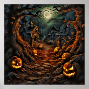 Poster d'art d'Halloween